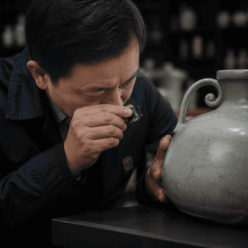 What experienced collectors notice first when evaluating Asian antiques that most newcomers completely miss